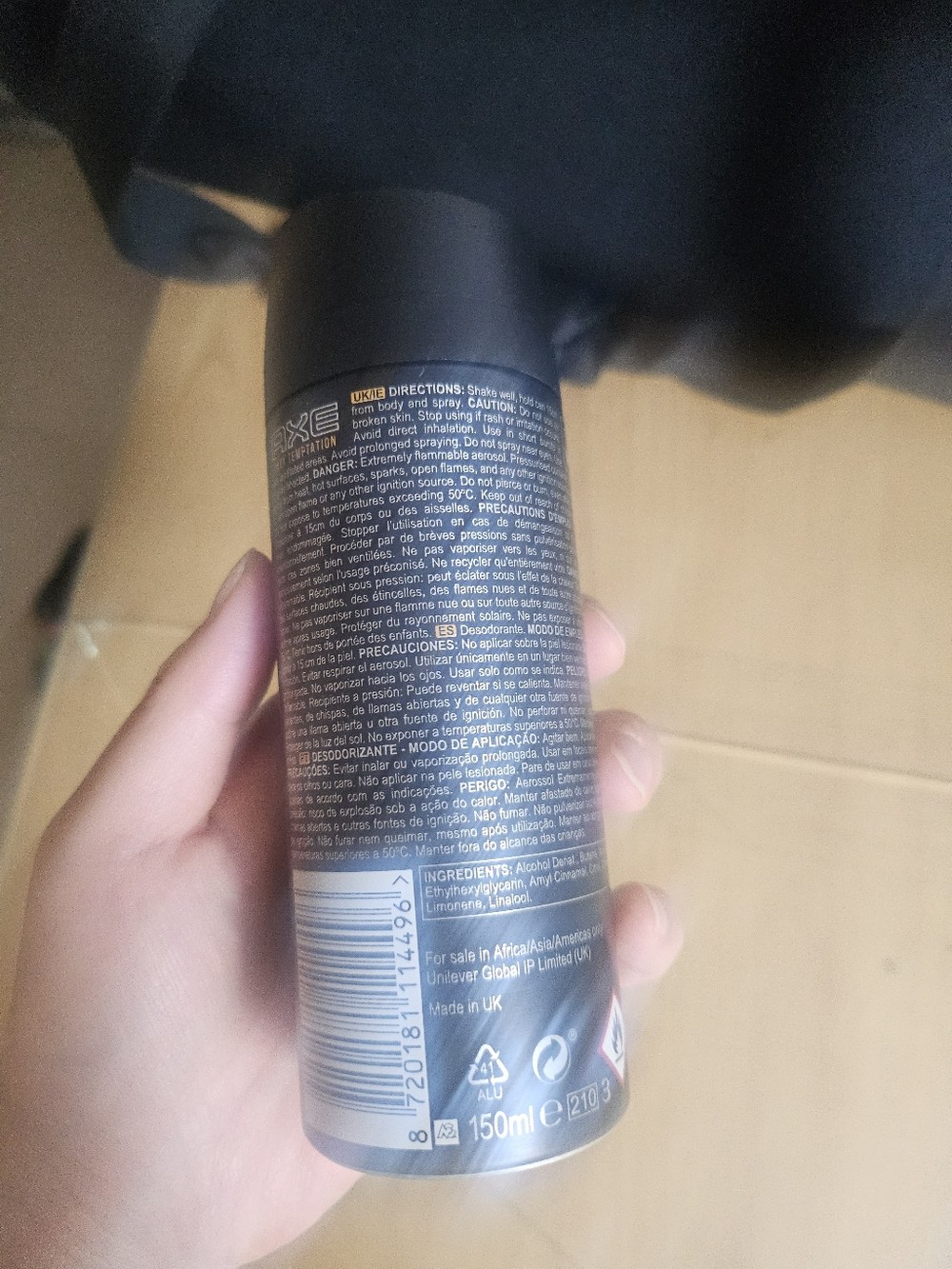 AXE 데오드란트 바디 스프레이 다크템테이션150mlx6팩 구매 후기 이미지